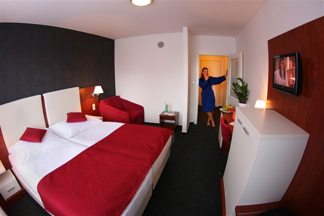 Hotel a depandance SRNÍ - dvoulůžkový pokoj s možností přistýlky - typ 2(+1) s balkónem hotel 4*