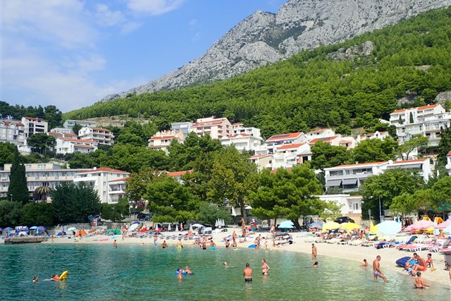 Vila Šimović - Baška Voda - pláž