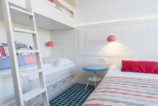AMADRIA PARK hotel ANDRIJA - dvoulůžkový pokoj s patrovou postelí - typ 2(+2) FB