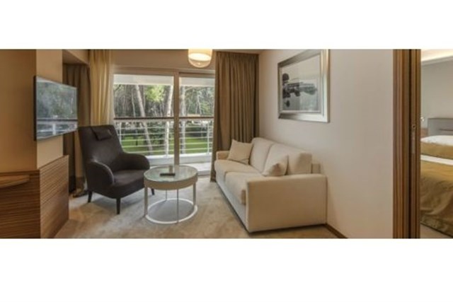 Hotel SPA BELLEVUE - dvoulůžková ložnice a denní místnost - typ JUNIOR Suite 2+1 B