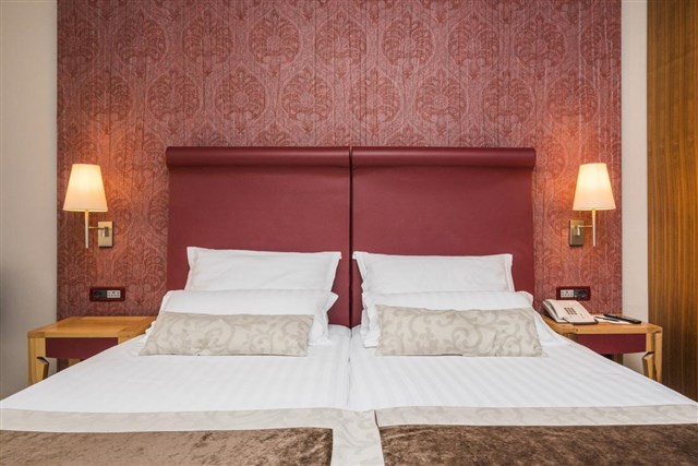 Hotel CORAL Plava Laguna - dvoulůžkový pokoj s možností přistýlky - typ 2(+1) BM Premium