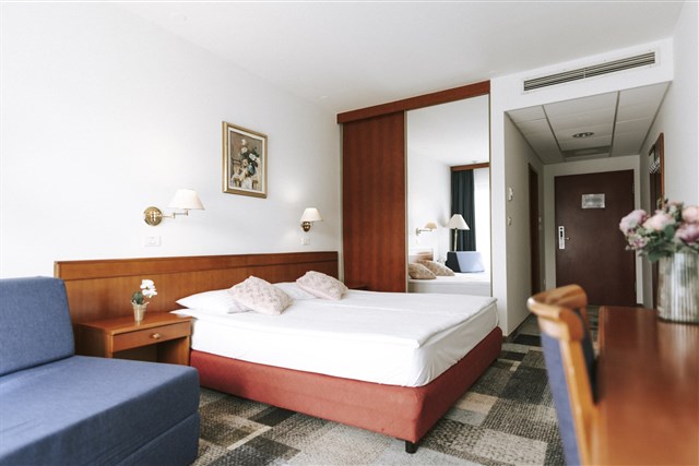 Hotel TOPLICE - dvoulůžkový pokoj s možností přistýlky - typ 2(+1) B