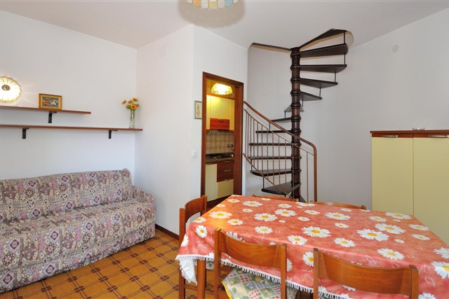 Villaggio TIVOLI - dvoulůžková ložnice, třílůžkový pokoj a denní místnost - typ APT. 5+2 C