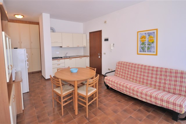 Rezidence CAVALLINO - dvě dvoulůžkové ložnice a denní místnost - typ APT. 4+2 C