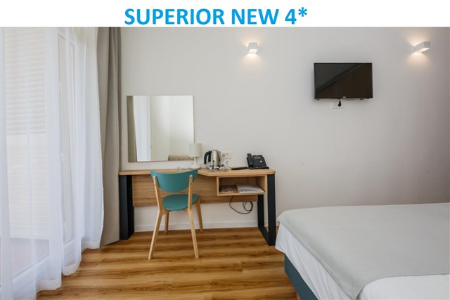 Hotel MEDENA - dvoulůžkový pokoj s možností přistýlky - typ 2(+1) BM SUPERIOR NEW