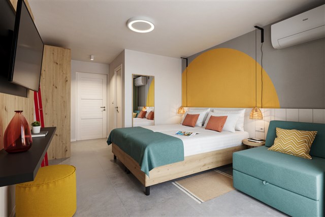 RIVIJERA Sunny Resort by Valamar - dvoulůžkový pokoj s možností přistýlky - typ 2(+1) B Superior