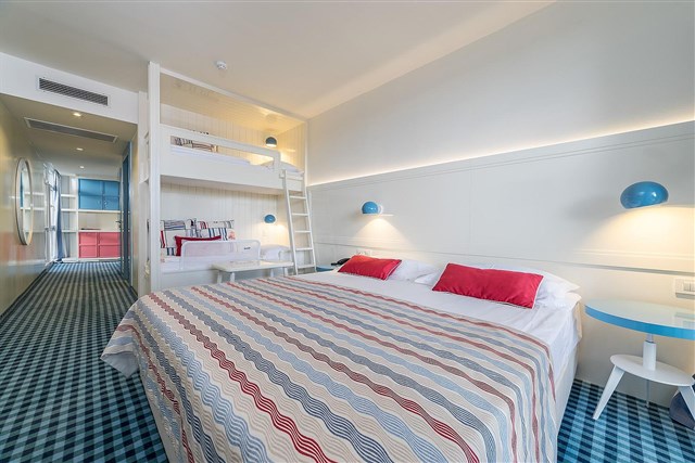 AMADRIA PARK hotel ANDRIJA - dvoulůžkový pokoj s patrovou postelí - typ 2(+2) B