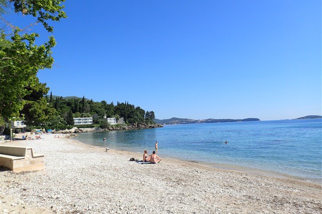 Vily MLINI - Mlini, Chorvatsko - pláž