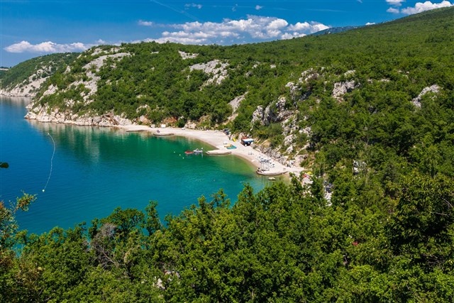 Bungalovy KAČJAK - Crikvenica, Chorvatsko - pláž