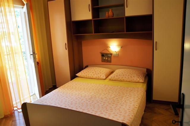 Apartmány VYBRANÉ PODGORA - Příklad ubytování ve čtyřlůžkovém apartmánu