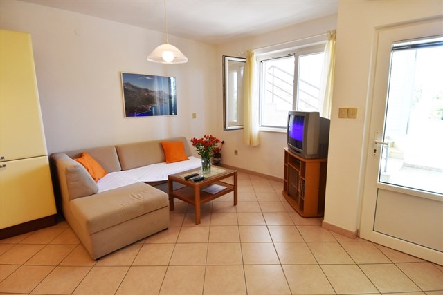 Apartmány VYBRANÉ PODGORA - Lux - Příklad ubytování ve čtyřlůžkovém apartmánu s možností přistýlky