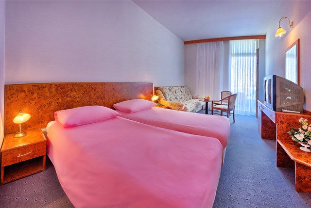 Hotel MEDENA, KLUB AKTIVNÍ DOVOLENÉ 50+ - dvoulůžkový pokoj s možností přistýlky - typ 2(+1) BM