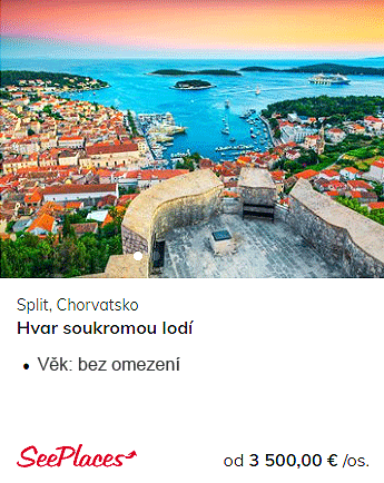 Výlet Split, Chorvatsko, ostrov Hvar soukromou lodí
